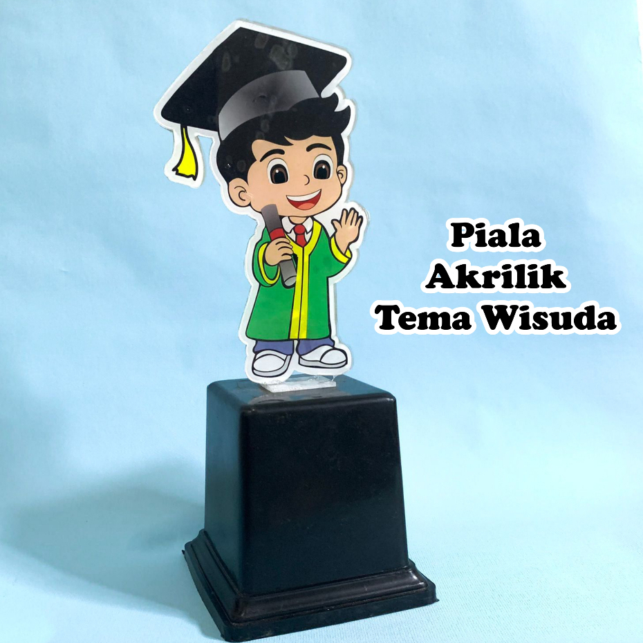 Piala Wisuda Akrilik Vandel Akrilik Piala Tema Wisuda