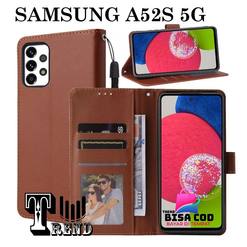 FLIP COVER SAMSUNG A52S  5G LEATHER CASE FLIP SAMSUNG A52S 5G