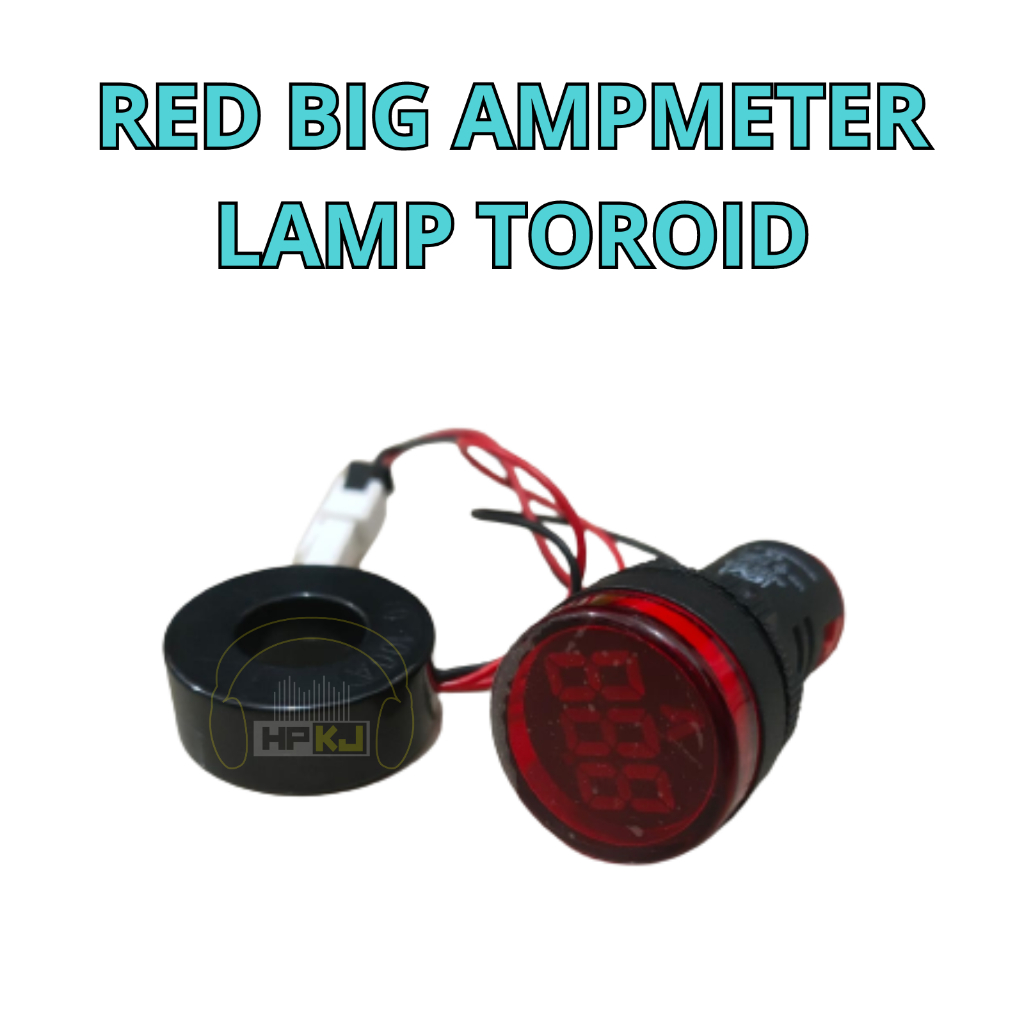 PILOT LAMP LED AMPERE METER ROUND 22MM / INDICATOR LAMPU DIGITAL BULAT