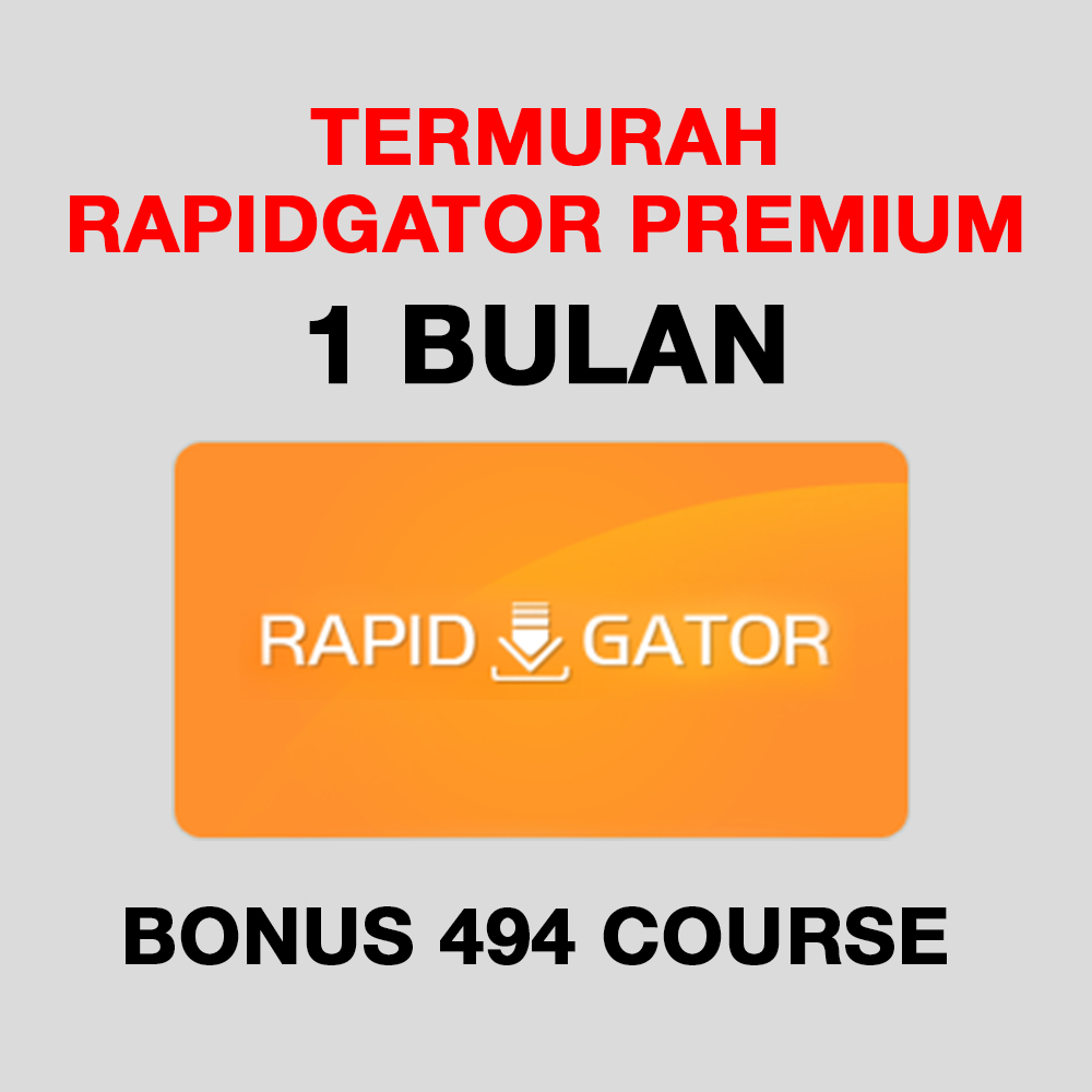akun rapidgator premium untuk download shared 1 bulan garansi refund 100%