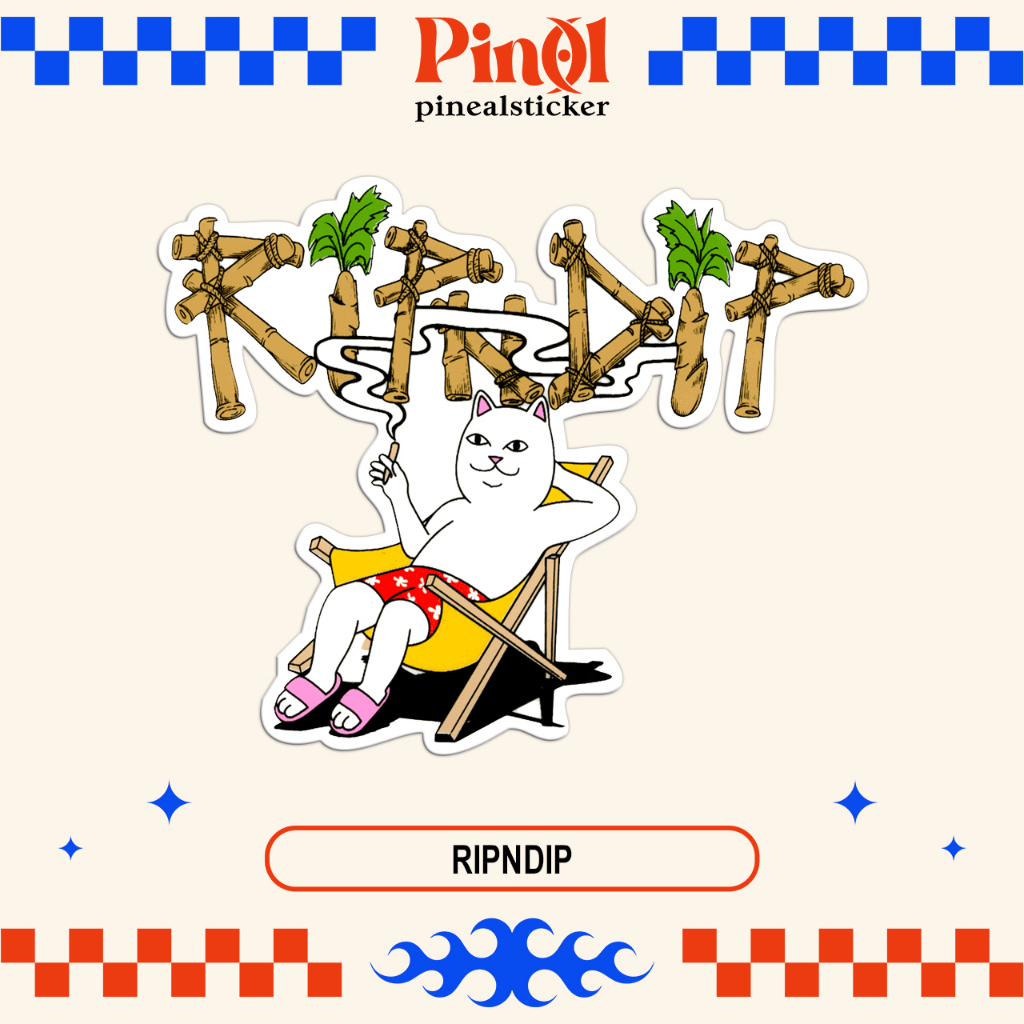 

Sticker/Stiker Skate "RIPNDIP 9" Bootleg