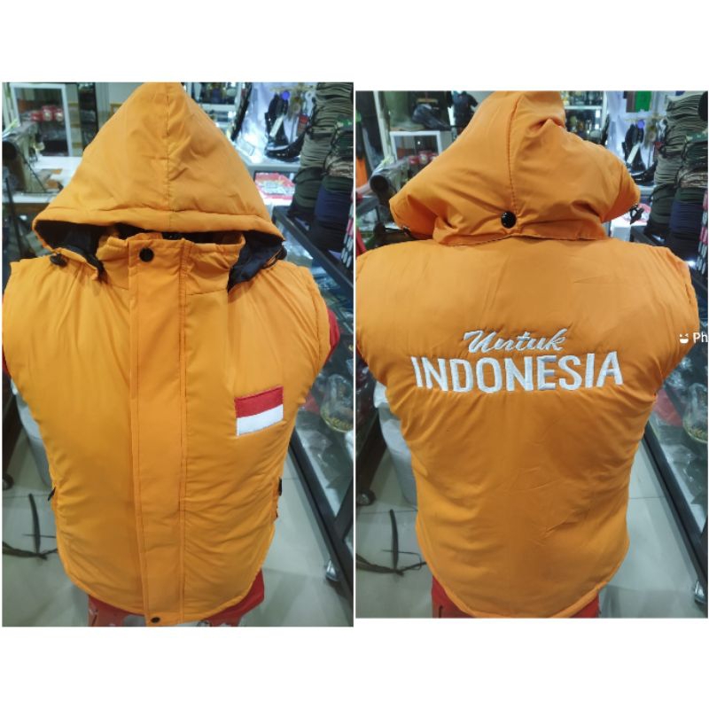 rompi indonesia#rompi logo merah putih