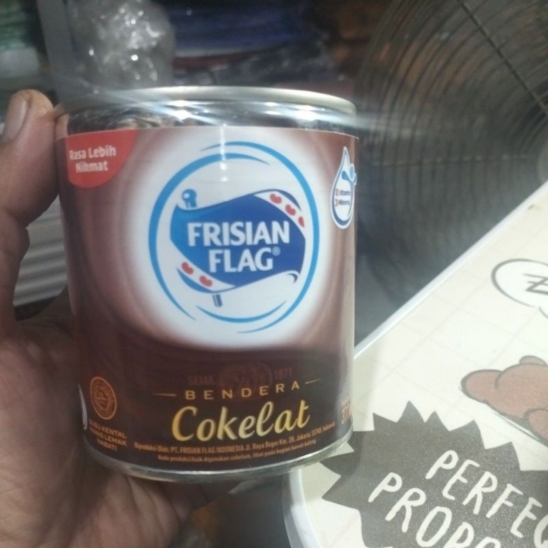 

Susu kaleng Frisian flag Coklat uk.370g