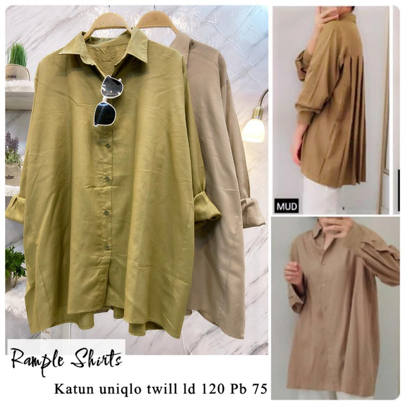 Kemeja katun twill uniql*