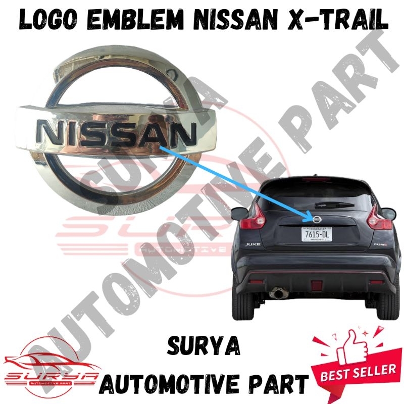 Logo Emblem Belakang Nissan X-Trail