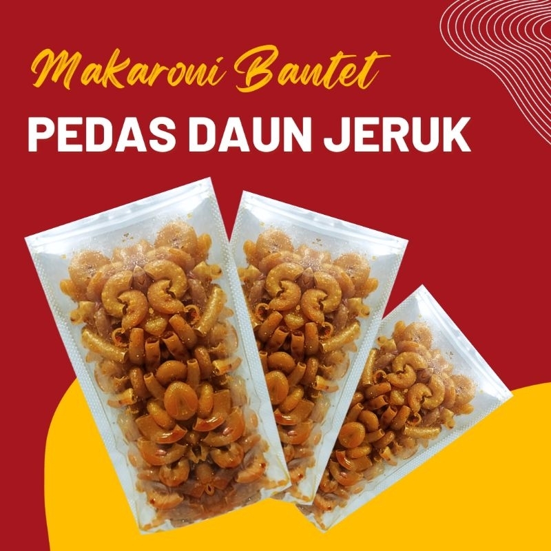 

Makaroni Bantet Pedas Daun Jeruk 100gram