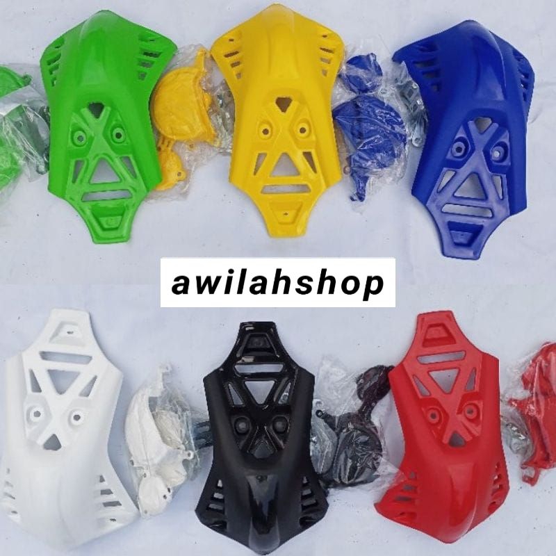 Tutup mesin KLX 150 BF dtracker Cover mesin klx bf engine guard klx bf Pelindung mesin trail