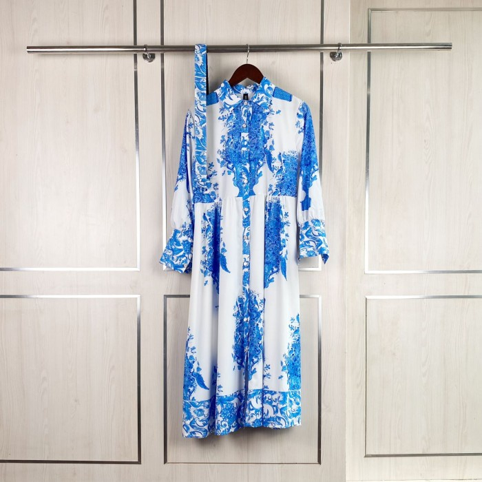 DRESS AMARA BLUE IMPORT / DRESS BANGKOK BKK
