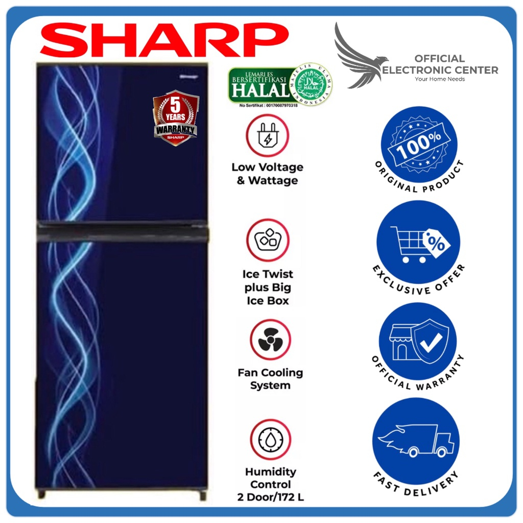 KULKAS SHARP 2 PINTU SJ-197ND