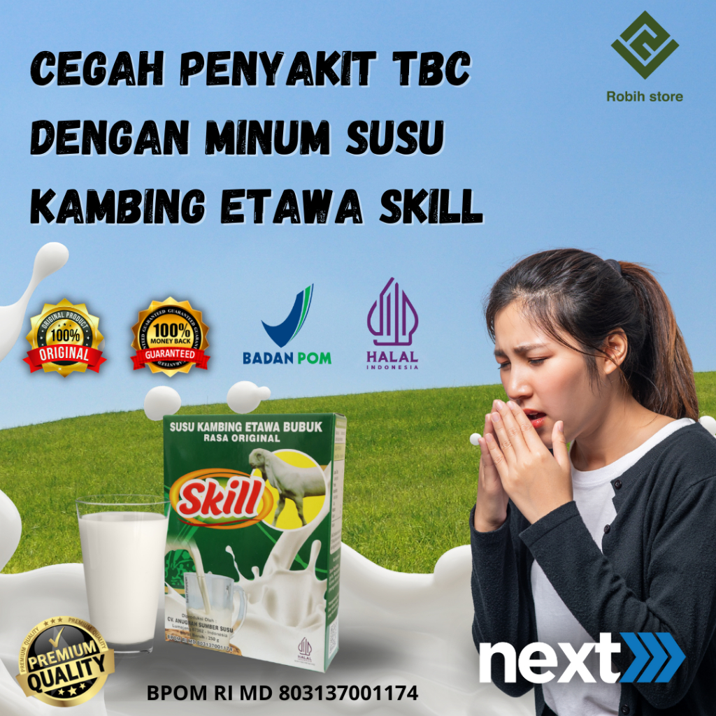 

Susu Kambing Etawa Skill Original Membantu Mengatasi TBC Bagi Penderita TBC Izin BPOM Aman Bagi Penderita TBC Bukan Etawalin