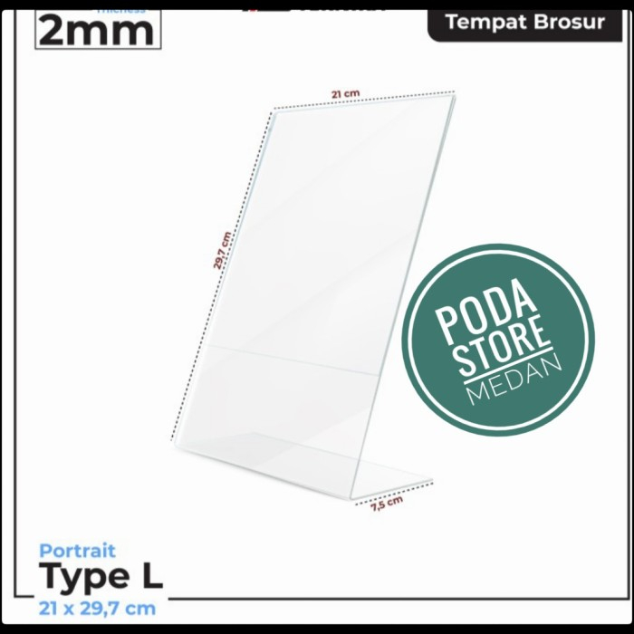 

Tent holder A4 Type L 2mm