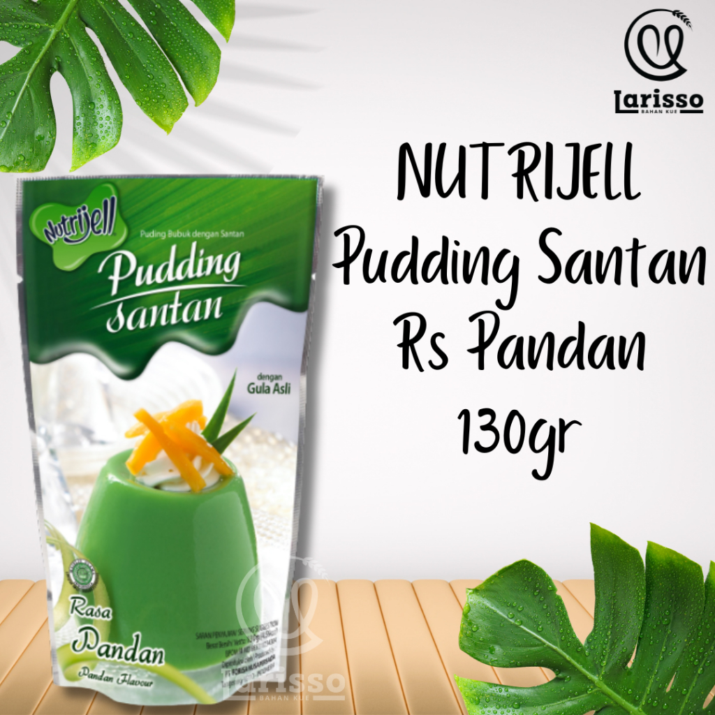 

NUTRIJELL PUDDING SANTAN 130GR RASA PANDAN PUDING BUBUK DENGAN SANTAN