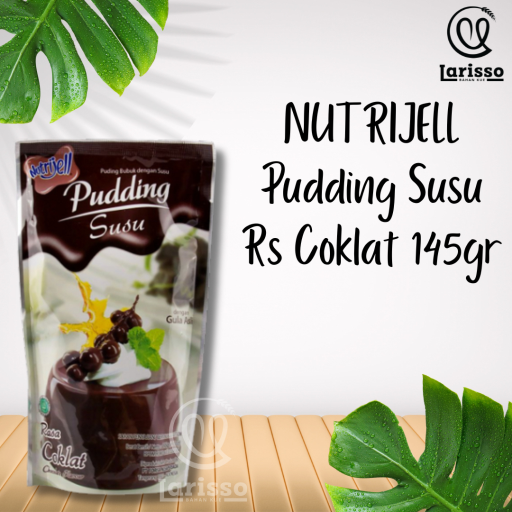 

NUTRIJELL PUDDING SUSU RASA COKLAT 145GR PUDING BUBUK DENGAN SUSU