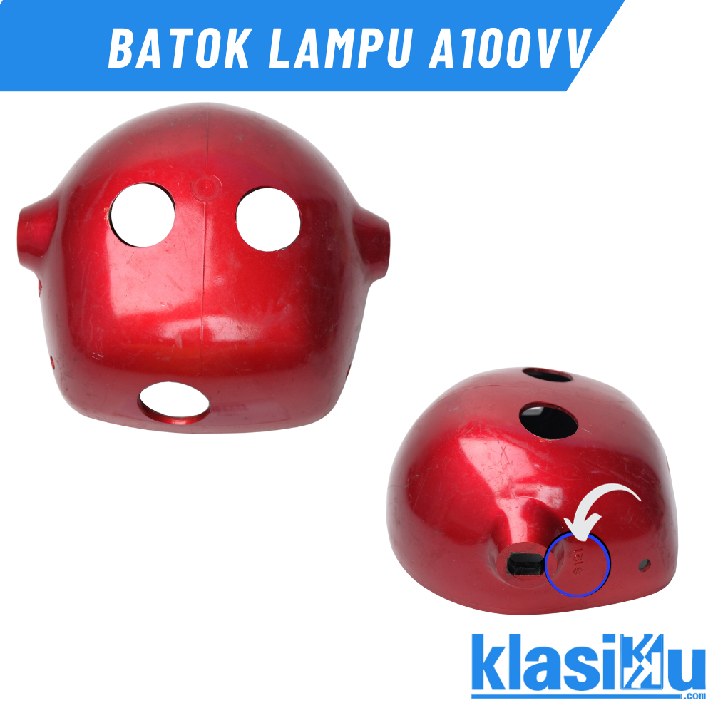 Batok Cover Reflektor Suzuki Rv90 A100 Rv 90 A100 Van Van Vanvan PNP CB100 Herex Warna Merah  Racing