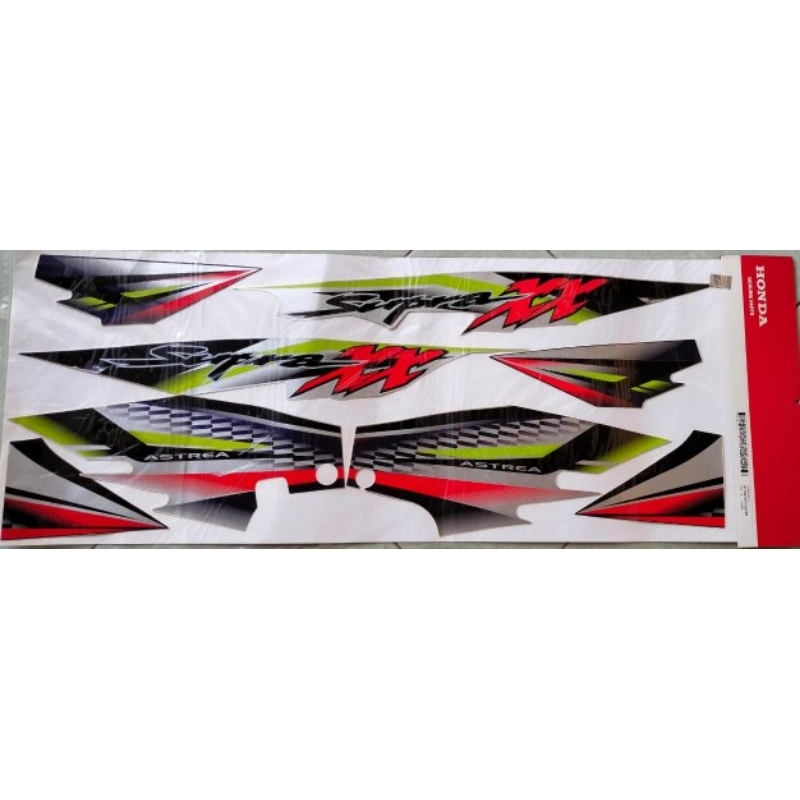 STRIPING STIKER SUPRA XX ORIGINAL AHM