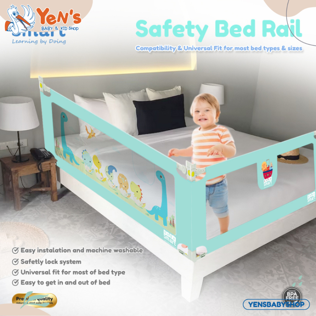 Bebe Smart  Baby Bed Rail - Pembatas / Pengaman Ranjang Bayi