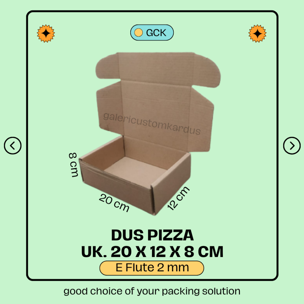 

(min. order 10) Kardus Packing Gift Box Hampers Dus PIzza 20x12x8 kuncian knn-kiri 20x12x8