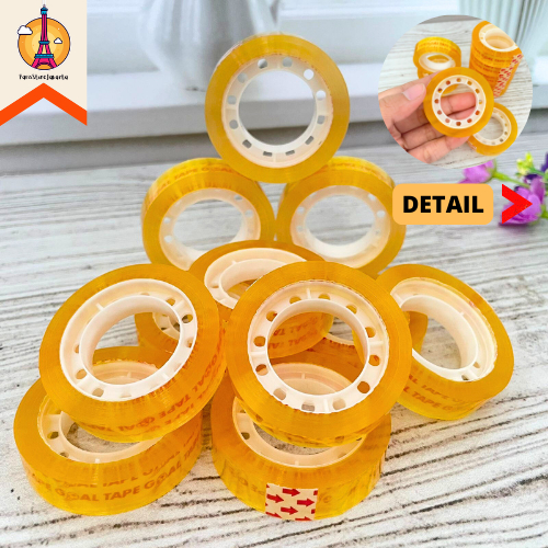 

Solasi Bening Sedang 1 Roll Isolasi Solatip