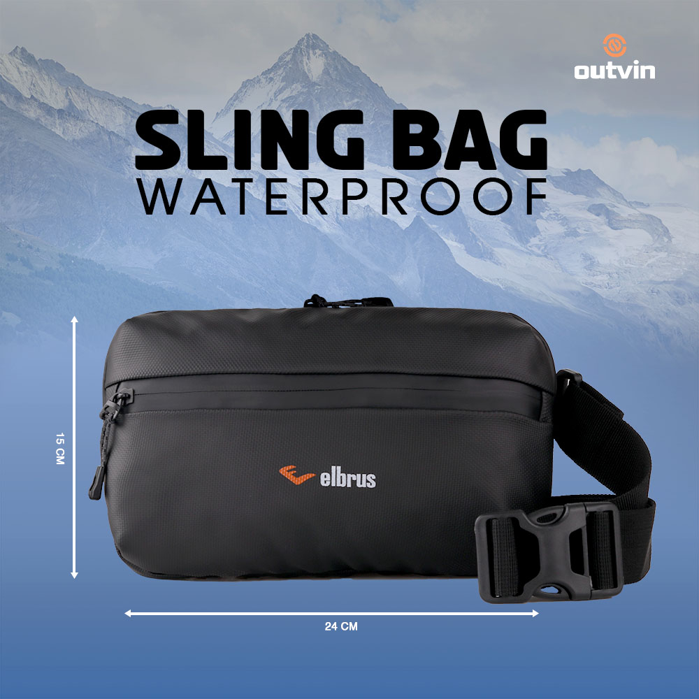 Waist Bag Lucio Waterproof Slim Tas Selempang Pria Sling Bag