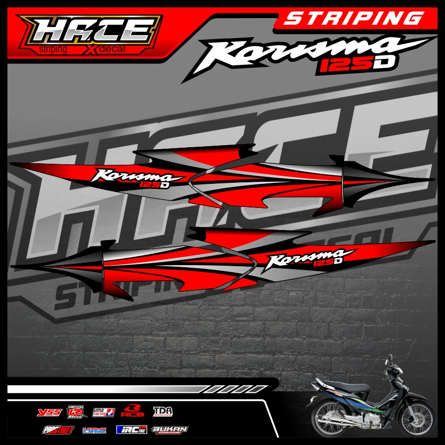 STICKER STRIPING KARISMA 125D - STRIPING KARISMA 125D PREMIUM 01