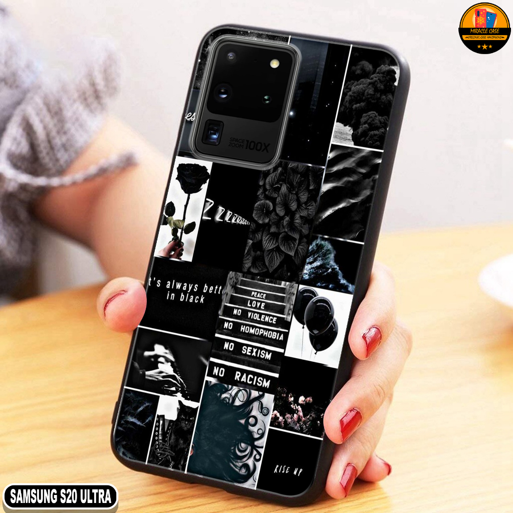 Case SAMSUNG S20 ULTRA - Casing SAMSUNG S20 ULTRA Terbaru 2023 MIRACLE CASE [ MOTIF 06 ] Silikon -  