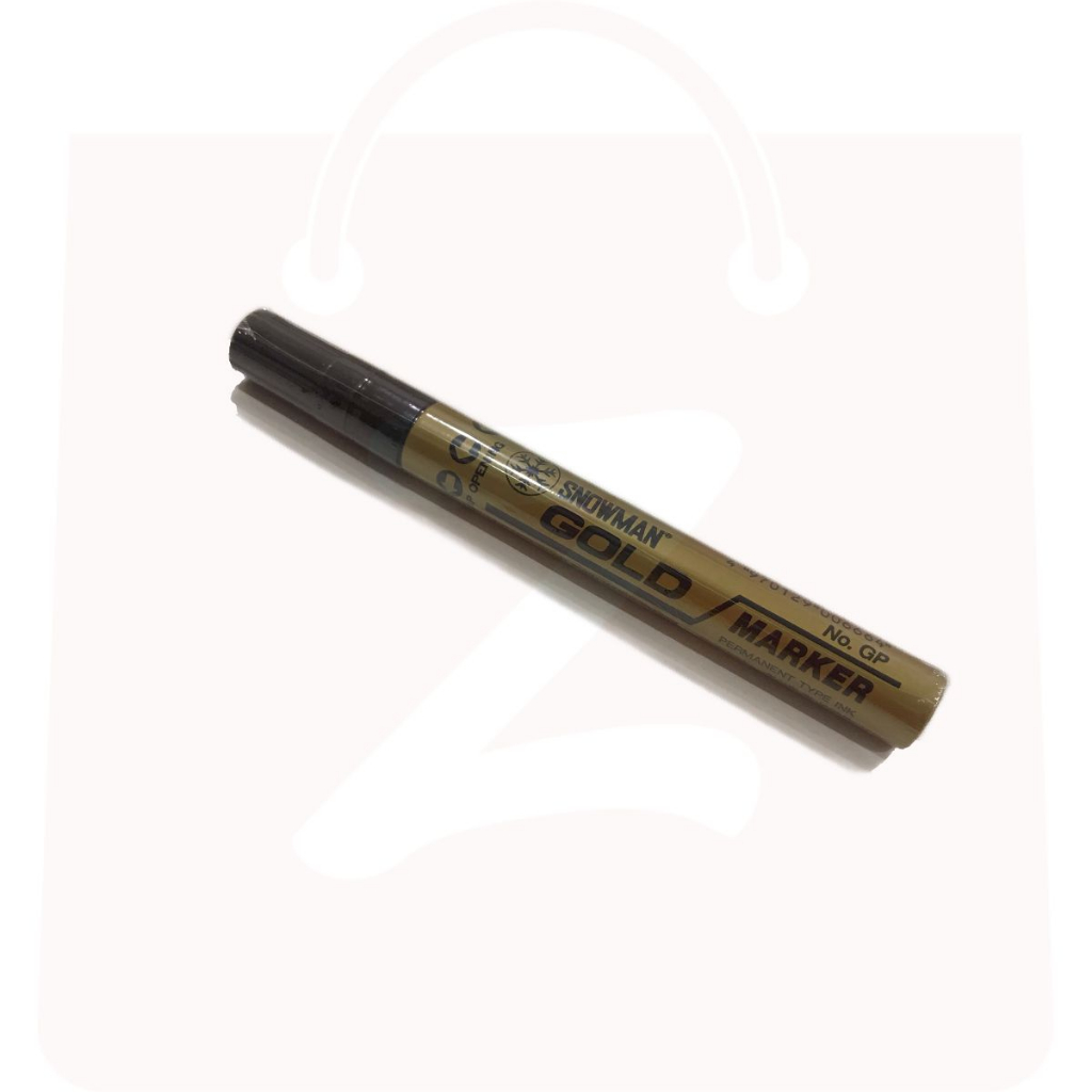 

Spidol Emas Spidol Permanen Warna Gold SNOWMAN Marker GP-12