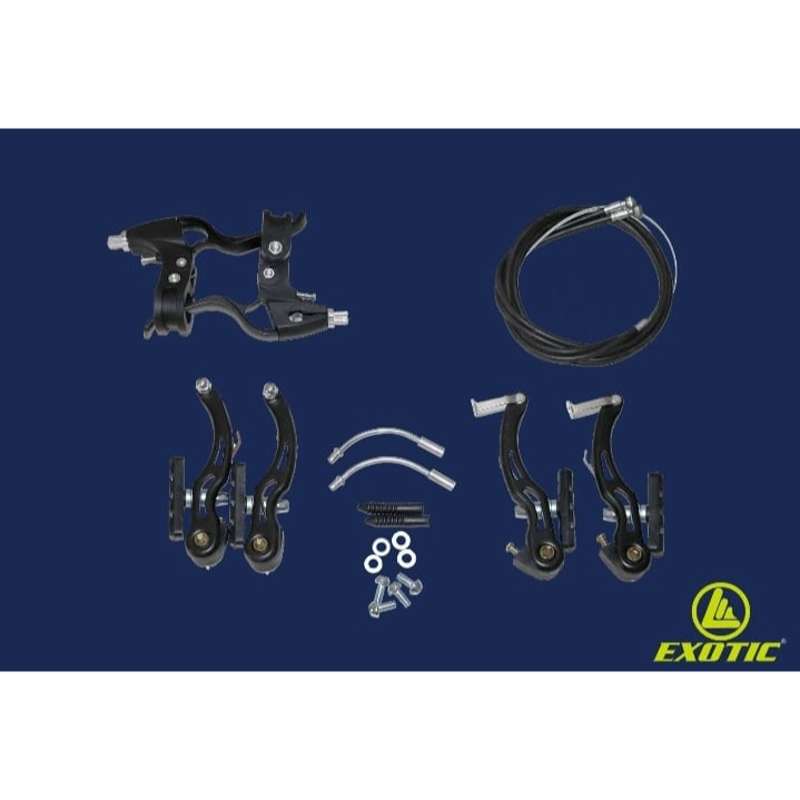 Rem Set V Brake Sepeda MTB BMX LIPAT MINION Komplit