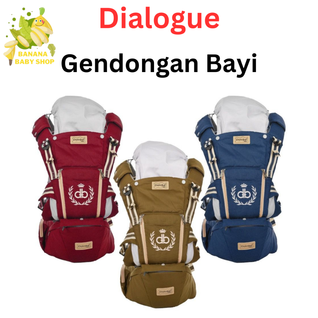 Dialogue Gendongan Depan Bayi Hipseat Crown series - Gendongan Bayi dan Anak