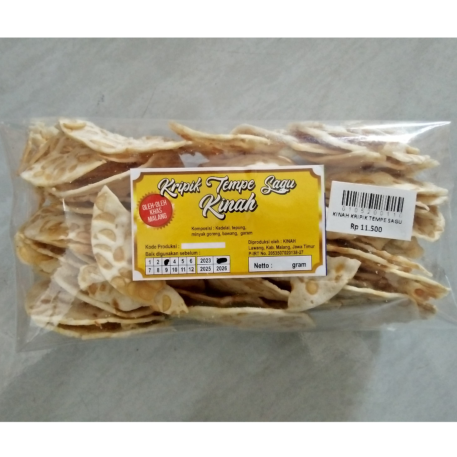 

KINAH KERIPIK TEMPE SAGU