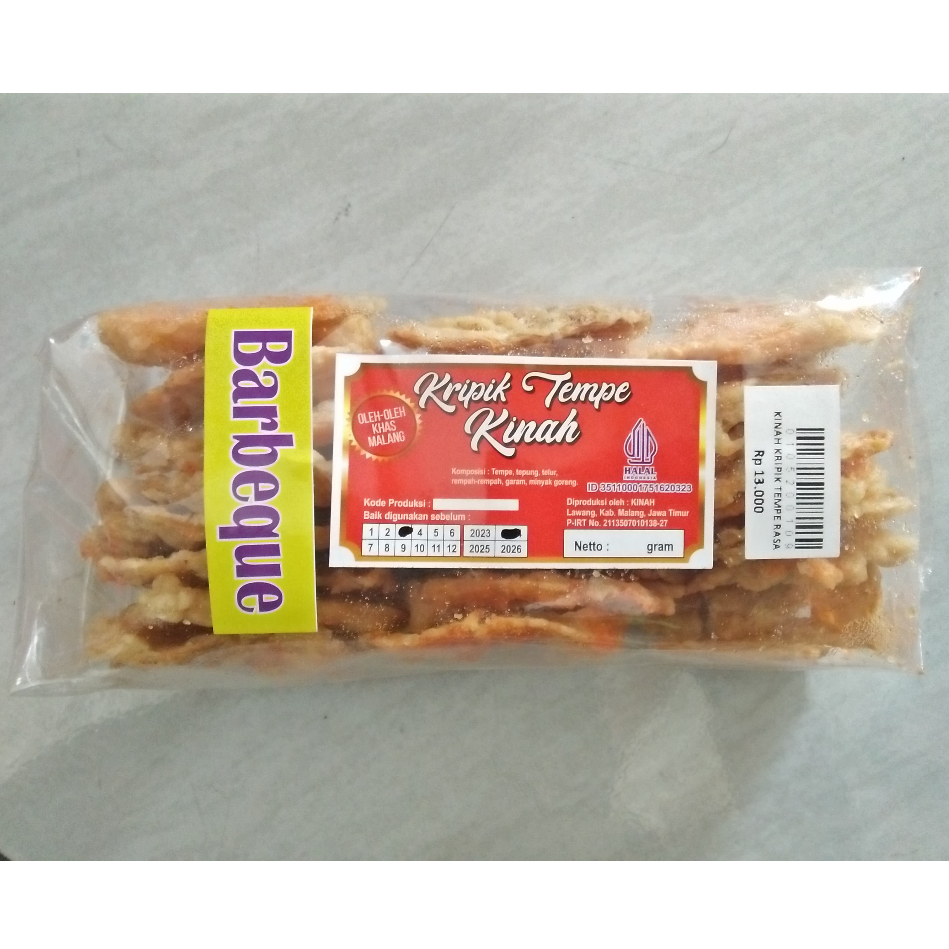 

KINAH KERIPIK TEMPE RASA