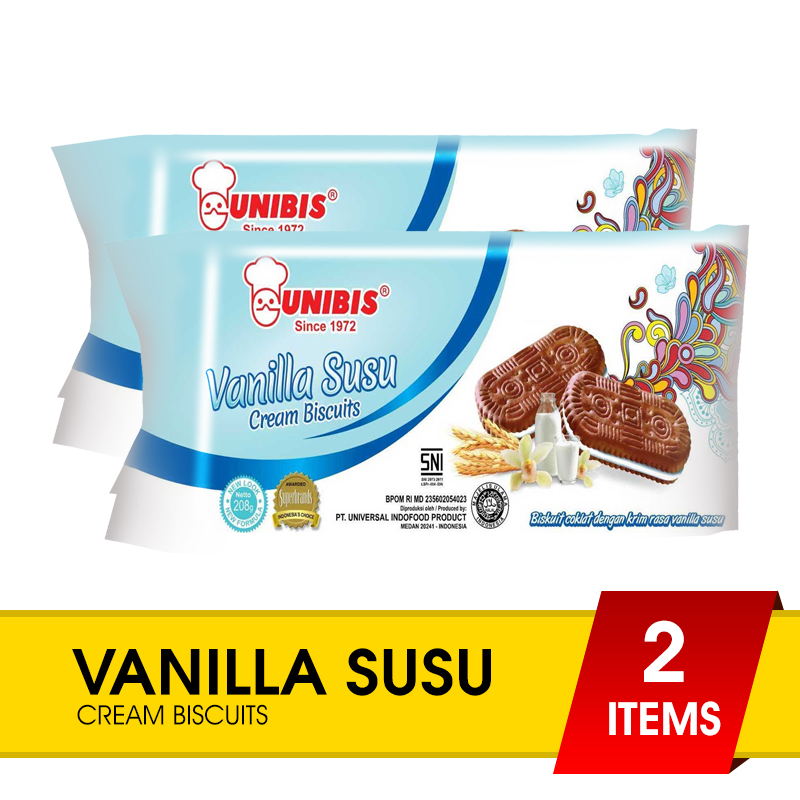 

Unibis Rose Vanilla Susu Sandwich 208 g (2 pcs)