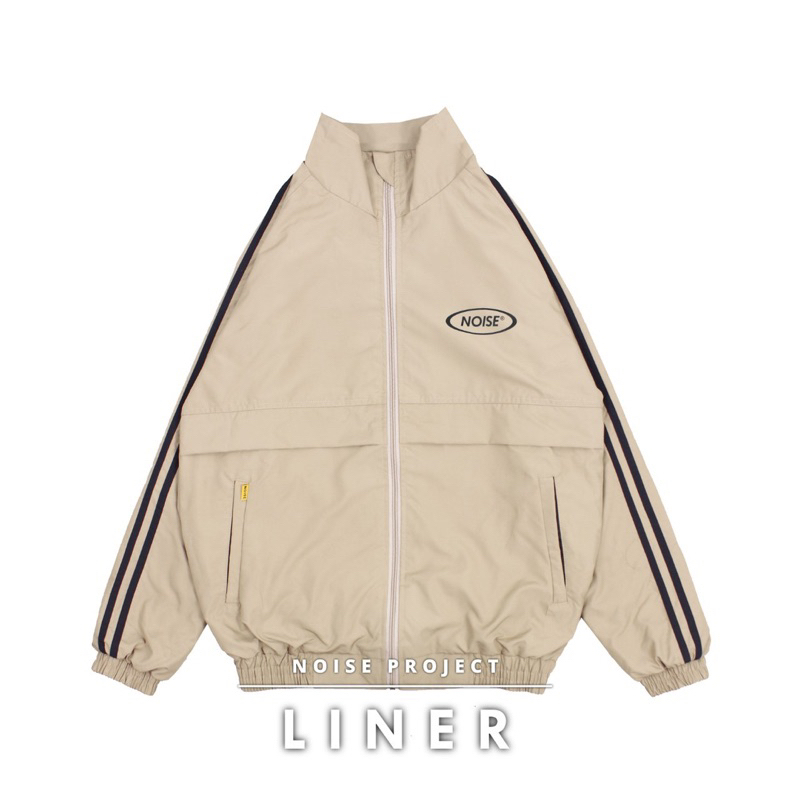 Jaket Liner Cream Jaket Tracktop Noise Project Jaket Tracksuit Noise