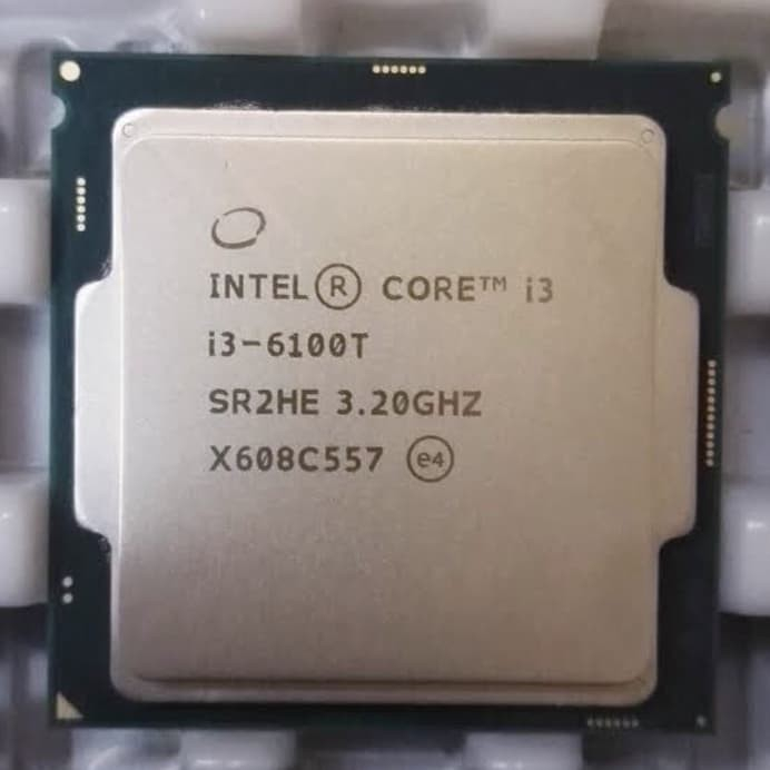 Processor Core i3 6100 bukan i3 6100t / i3 6100t Tray LGA 1151 Sky Lake