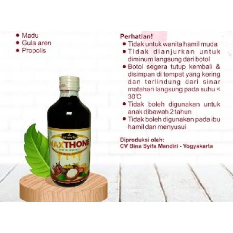 

MAXTHONE Minuman Ekstrak Kulit Manggis Kaya Manfaat