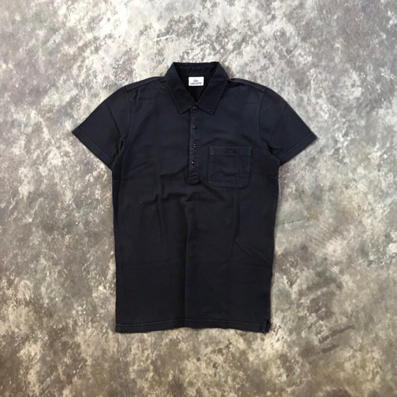 Polo Shirt Lacoste Basic (Black) Original Second