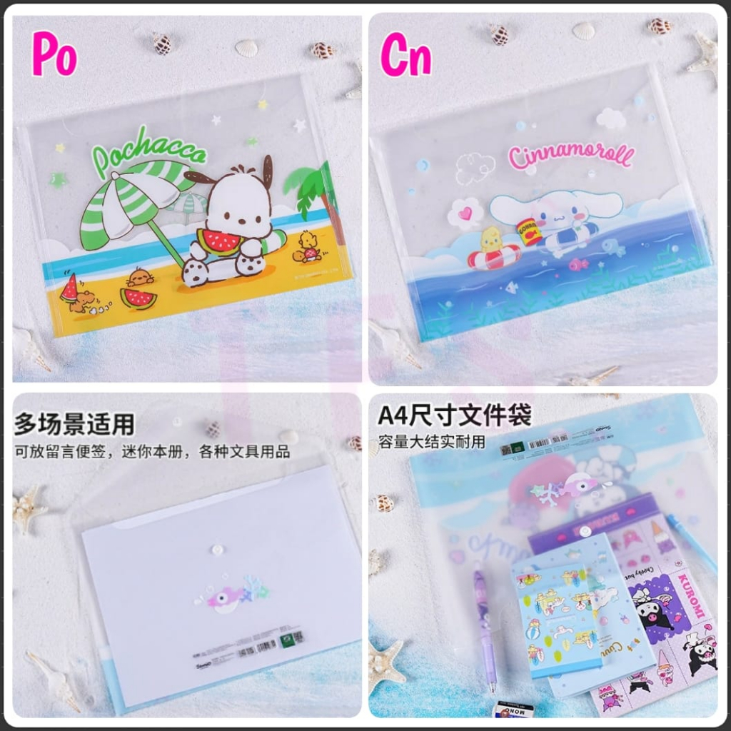 

( ^ ω ^ )✧-EI Map kancing sanrio ori | map plastik cetek | map serbaguna