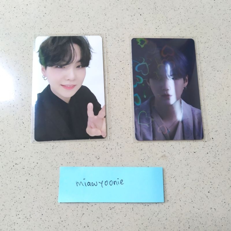 PC PHOTOCARD BTS SUGA YOONGI MEMORIES 2020 MEMO20 DVD RPC POB PROOF HOLO JAPAN JP