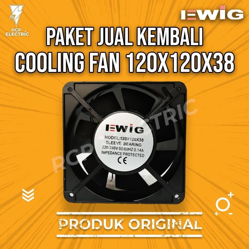 COOLING VIDEO FAN EWIG 120x120x38 Kipas EWIG PAKET JUAL LAGI