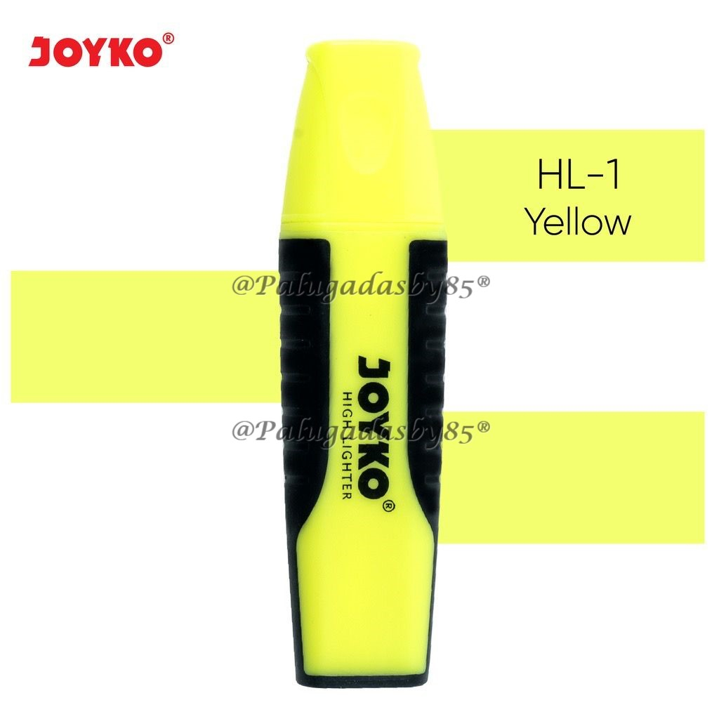 

(1 Biji) GROSIR Highlighter JOYKO HL-1 Yellow / Joyko Highlighter Penanda Berwarna HL-1 ~ HL-5