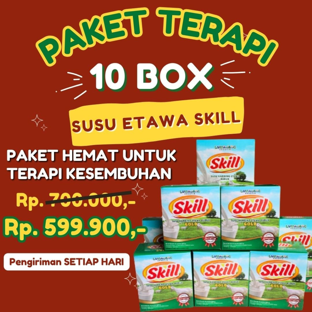 

Skill - Susu Etawa Murni Bebas kolesterol dan Tinggi Protein