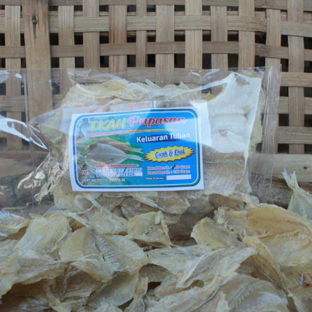 

Ikan Papasan Kering 100gr Mentah