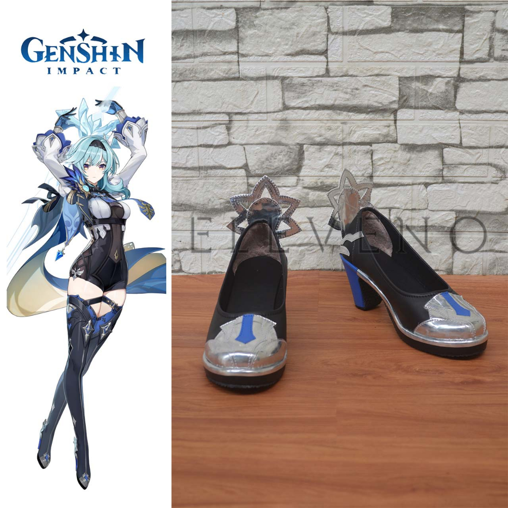 Sepatu Cosplay Genshin Impact Eula