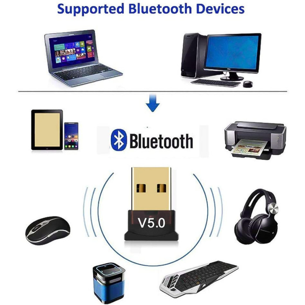 COD USB Bluetooth Dongle Universal Receiver Komputer Computer Laptop Gamepads Speaker Spiker Keyboard Mouse Headset Headphone Wireless Musik Lagu Driver Free Mini 20 Meter