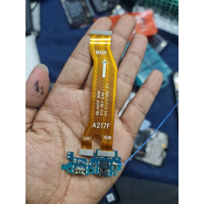 PAPAN CAS FLEKSIBEL KONEKTOR CAS SAMSUNG A21S ORI COPOTAN