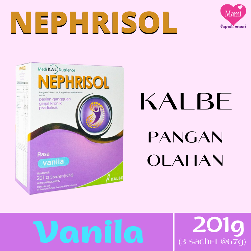 

Nephrisol 201g Vanila Kalbe Pangan Olahan