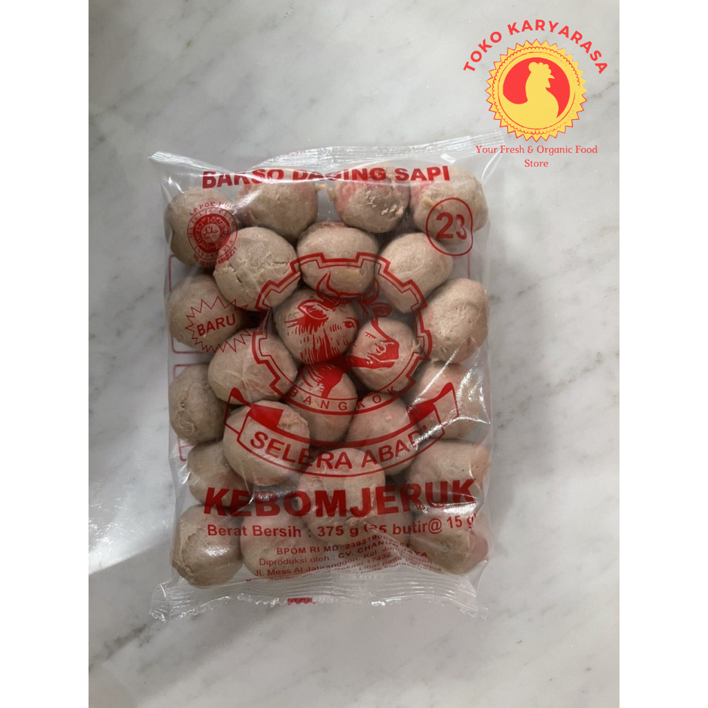 

Bakso Kebom Jeruk (Isi 25 & 50) - Bakso Daging Sapi Frozen Halal