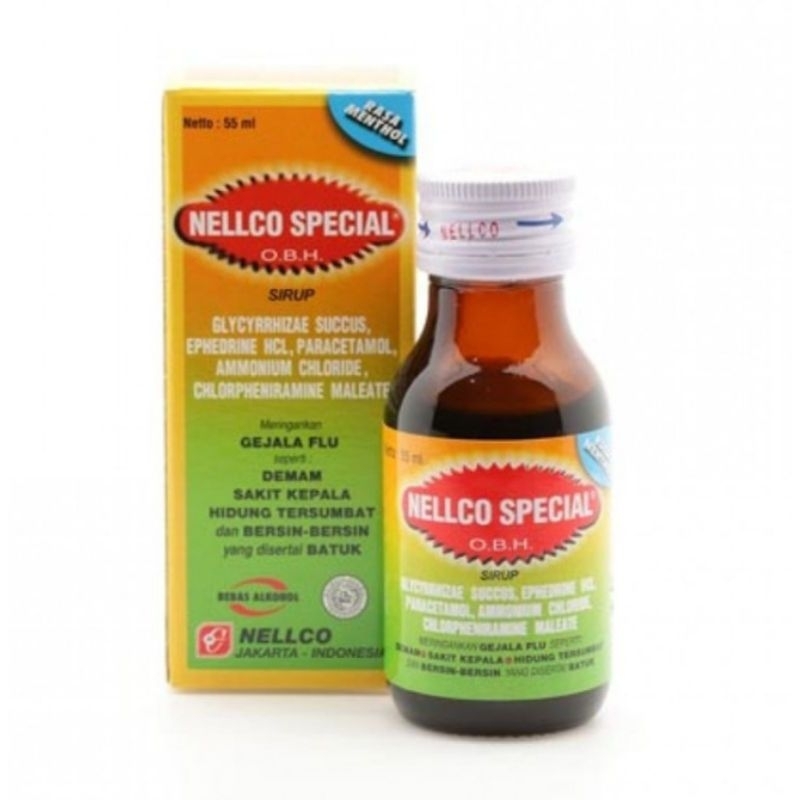 NELCO OBH SIRUP 100ml/NELCO SPESIAL/OBAT BATUK NELCO BESAR