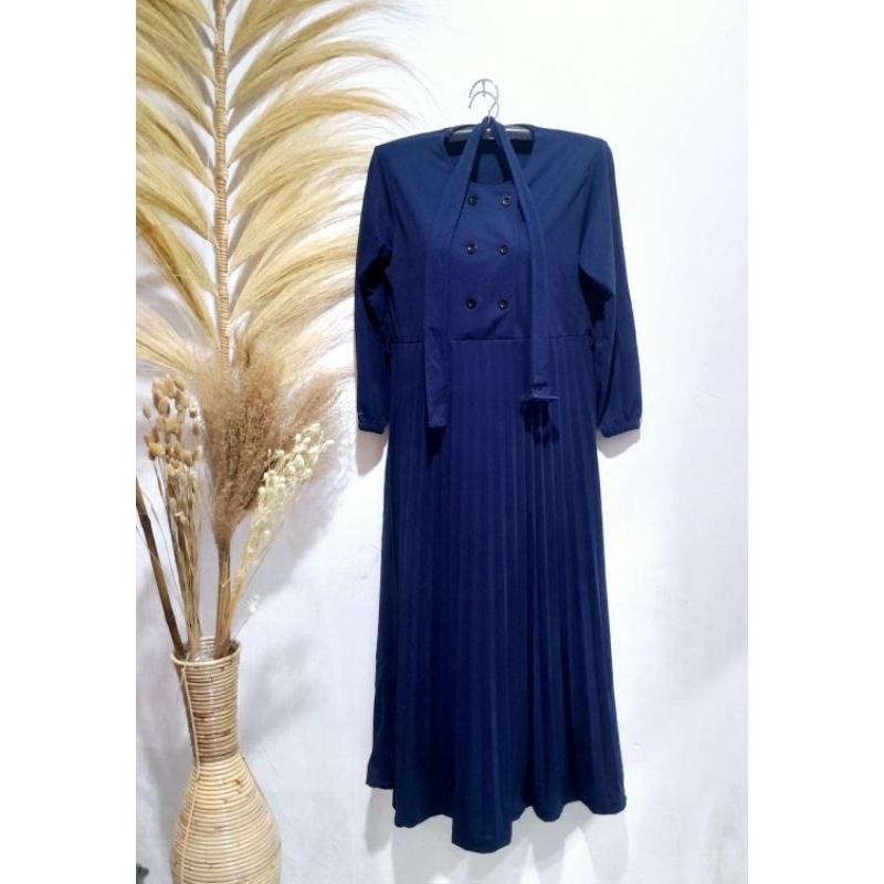 PROMO GAMIS PLISKET PREMIUM MURAH TAPI BERKUALITAS LD 115 CM (dibagian pinggang terdapat sabuk)