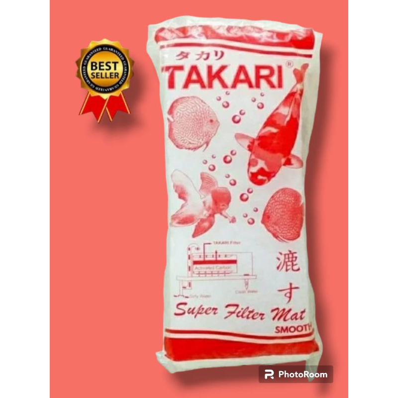 Busa kapas Takari / Kapas Recent filter untuk Aquarium & Kolam Ikan sangat efektik sebagai penyaring