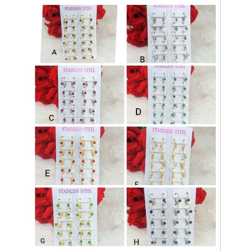 Anting Xuping Desi Permata Kecil anting Jepit xuping